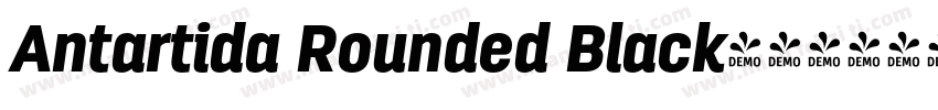 Antartida Rounded Black字体转换